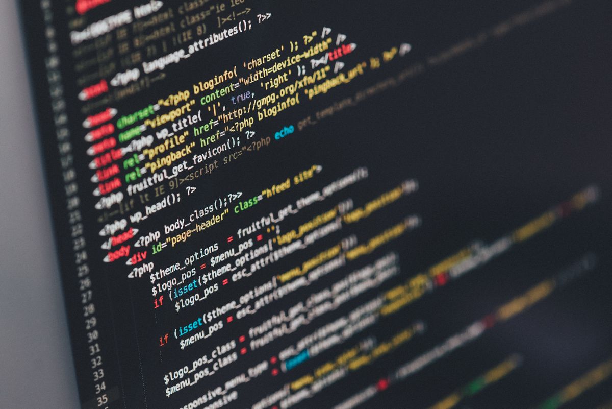 Code editor showing a software build